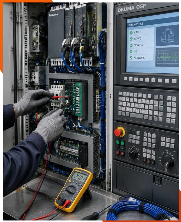 Ремонт систем ЧПУ Okuma OSP в Когалыме